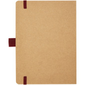Berk notitieboek van gerecycled papier - Rood