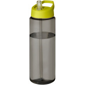 H2O Active® Eco Vibe 850 ml drinkfles met tuitdeksel - Charcoal/Lime