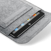 Felt iPad® Slip - Charcoal Melange - One Size