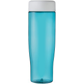 H2O Active® Tempo 700 ml drikkeflaske med skruelåg - Aquablå/Hvid