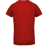 Heren-sport-t-shirt V-hals Red L