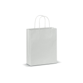 Kraft paper bag 90g/m² 22x10x31cm - White