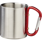 Alps 200 ml insulated mug with carabiner - Red