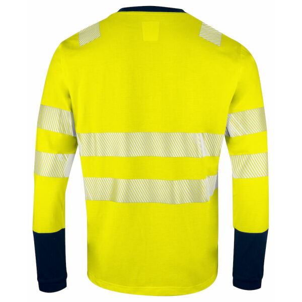 6014 L.S. T-shirt Yellow/navy XS
