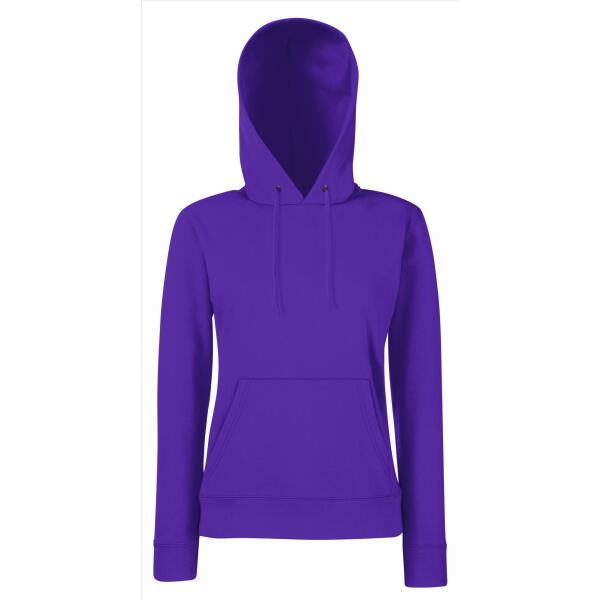 FOTL Lady-Fit Classic Hooded Sweat, Purple, XS