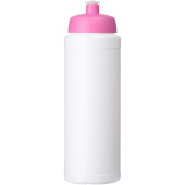 Baseline® Plus 750 ml flaska med sportlock - Vit/Rosa