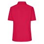 Ladies' Business Shirt Short-Sleeved - red - XS