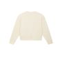 Stella Cropster Wave Terry - Korte sweater met ronde hals in badstof met vleugje voor vrouwen - XS