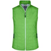 Ladies' Hybrid Vest - spring-green/silver - XXL