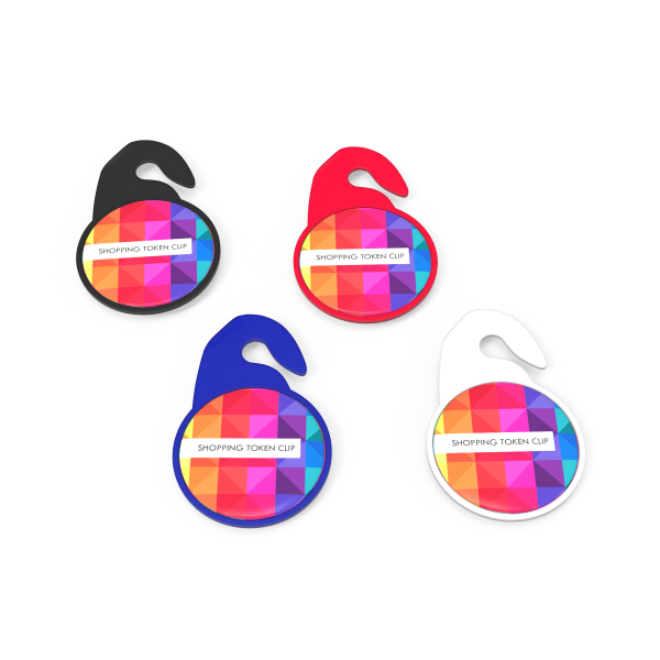 Key Ring Shopping Token Clip Wit Key Ring Shopping Token Clip Wit