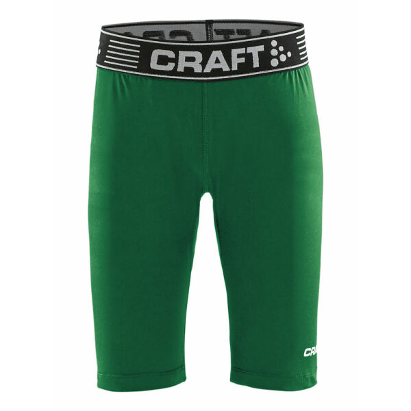 Craft Pro Control short tights jr team green 122/128