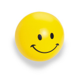 Ball with smiling face - yellow