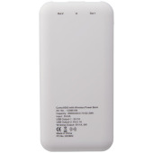 Coma 6000 mAh draadloze powerbank - Wit