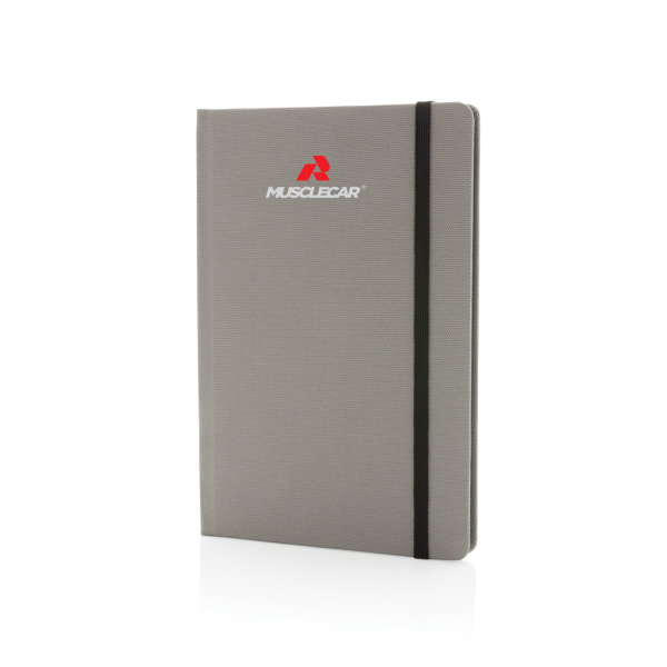 GRS-gecertificeerd RPET A5-notebook, grijs