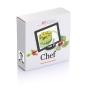 Chef tablet standaard met touchpen, zwart
