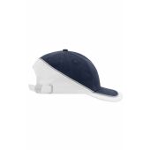 MB6506 6 Panel Turbo Piping Cap - navy/white/light-grey - one size