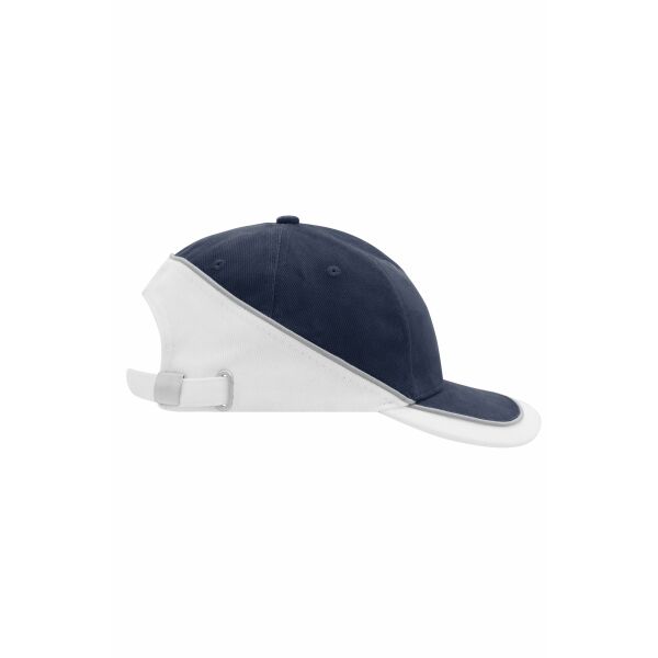 MB6506 6 Panel Turbo Piping Cap - navy/white/light-grey - one size