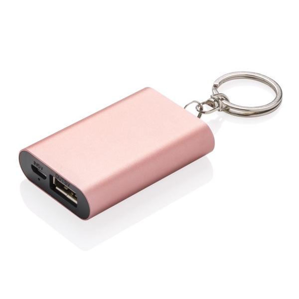 1.000 mAh keychain powerbank, pink