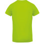 Heren-sport-t-shirt V-hals Lime XL
