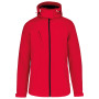 Dames Afneembare hooded softshell jas Red M