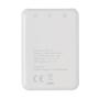 High density 5.000 mAh zakformaat powerbank, wit