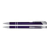 Aluminium balpen slank violet