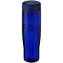 H2O Active® Eco Tempo waterfles van 700 ml met schroefdop - Blauw/Blauw