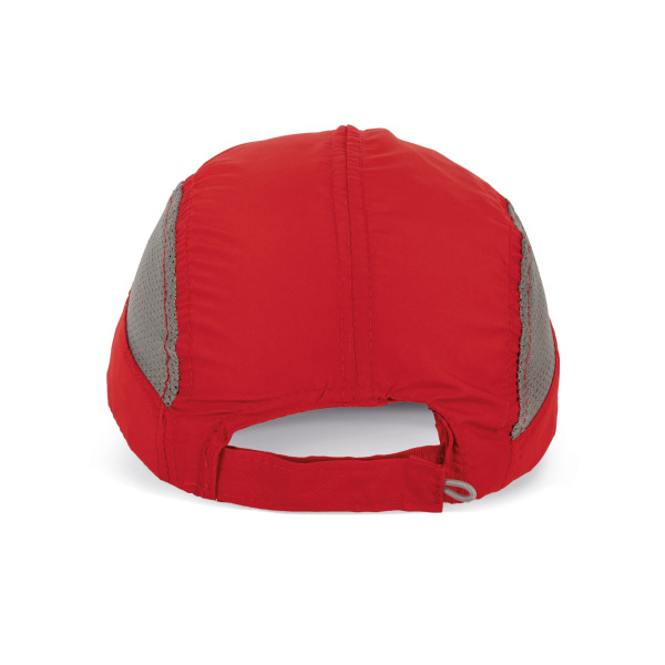 Sportkappe, faltbar Red / Grey One Size