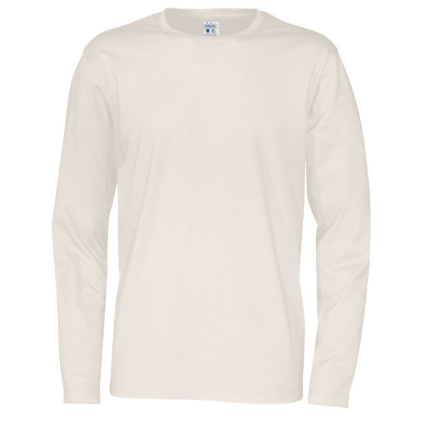 Cottover Gots T-shirt Long Sleeve Man off white 4X