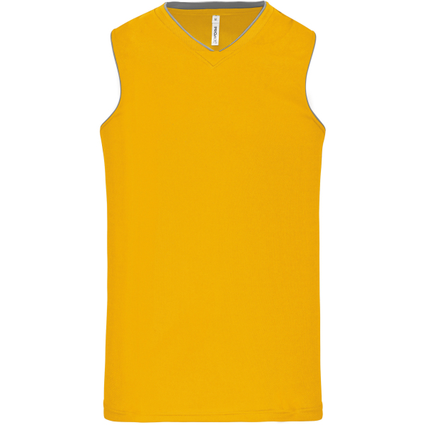 Kinderbasketbalshirt Sporty Yellow 10/12 jaar