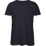 Organic Cotton Inspire Crew Neck T-shirt / Woman Navy S