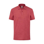65/35 Polo Kids - Heather Red - 128 (7-8)