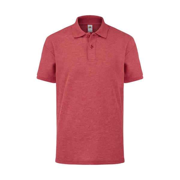 Kids 65/35 Polo - Heather Red