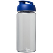 H2O Active® Octave Tritan™ 600 ml sportfles met flipcapdeksel - Transparant/Blauw