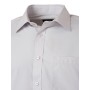 Men's Shirt Shortsleeve Poplin - light-grey - 4XL