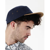 Suede Peak 5 Panel Cap Suede Peak 5 Panel Cap