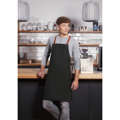 LS 37 Bib Apron Green-Generation , from Sustainable Material , Recycled Polyester - black - Stck