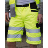 Safety Cargo Shorts - Fluorescent Yellow - L