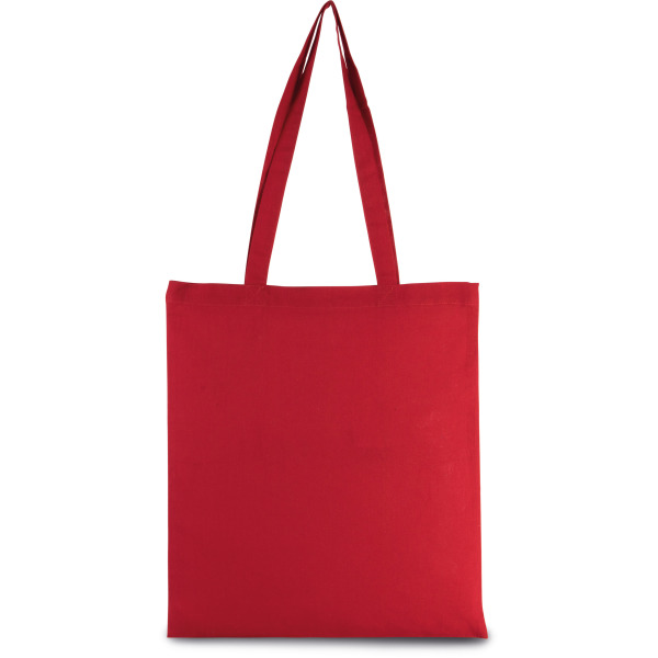 Shopper bag long handles Cherry Red One Size