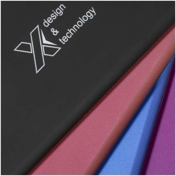 SCX.design P15 5000 mAh powerbank met oplichtend logo - Zwart/Blauw