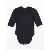 Baby long Sleeve Bodysuit - Black - 6-12