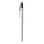 BIC® 4 Colours® ballpen + Lanyard 4 Colours ballpen LP white_UP white_RI white