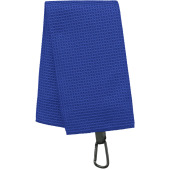 Golfhanddoek met honinggraatstructuur Light Royal Blue One Size