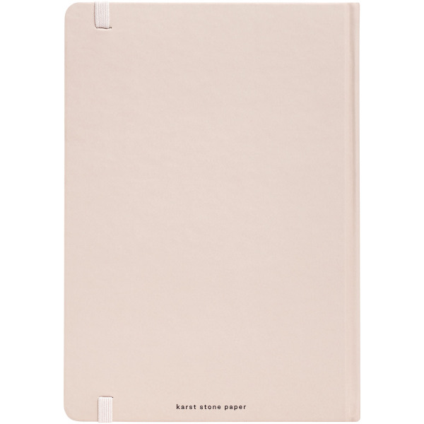 Karst® A5 stone paper hardcover notebook - lined - Light pink