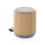 Bamboe en fabric 3W draadloze speaker, bruin