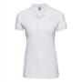 RUS Ladies Fitted Stretch Polo, White, XXL