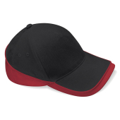 Teamwear Competition Cap - Black/Classic Red - One Size