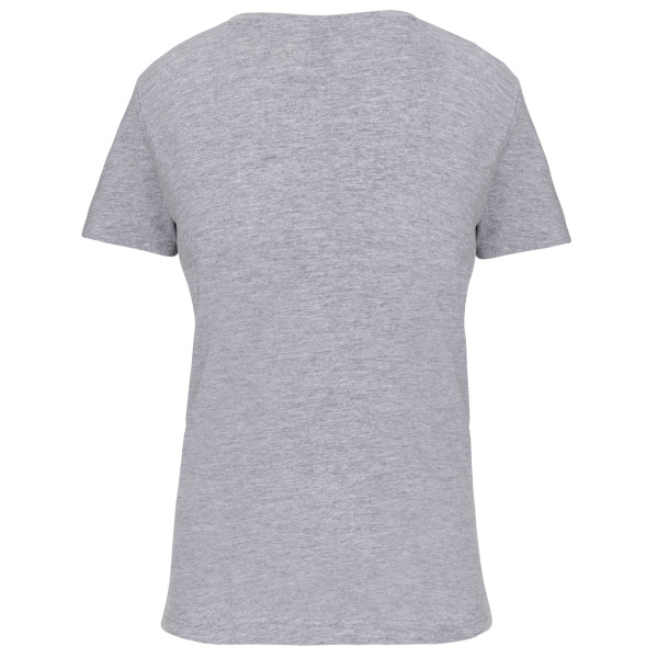 Dames-t-shirt BIO150IC V-hals Oxford Grey M