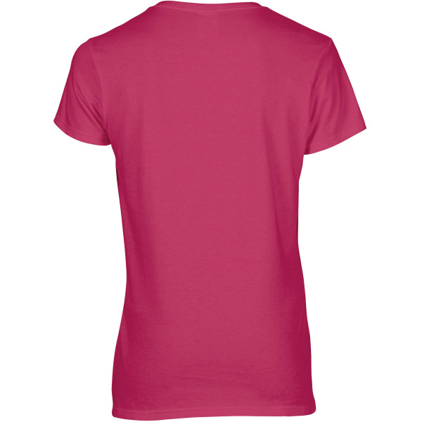 Premium Cotton  Ladies' V-neck T-shirt Heliconia XXL