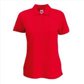 FOTL 65/35 Lady-Fit Polo, Red, XXL